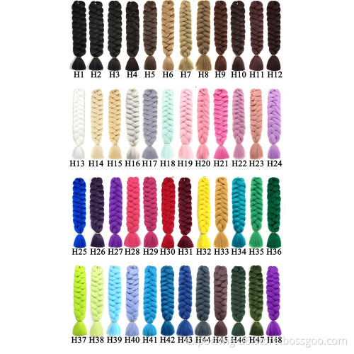 82inch 165g yaki Synthetic Jumbo Braids Bulk Synthetic Hair Crochet Braid Synthetic Fiber Hair Braiding Crochet Extension Hair